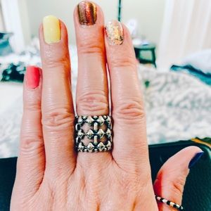 SG Sergio Gutierrez Liquid Metal Sz 7 ring